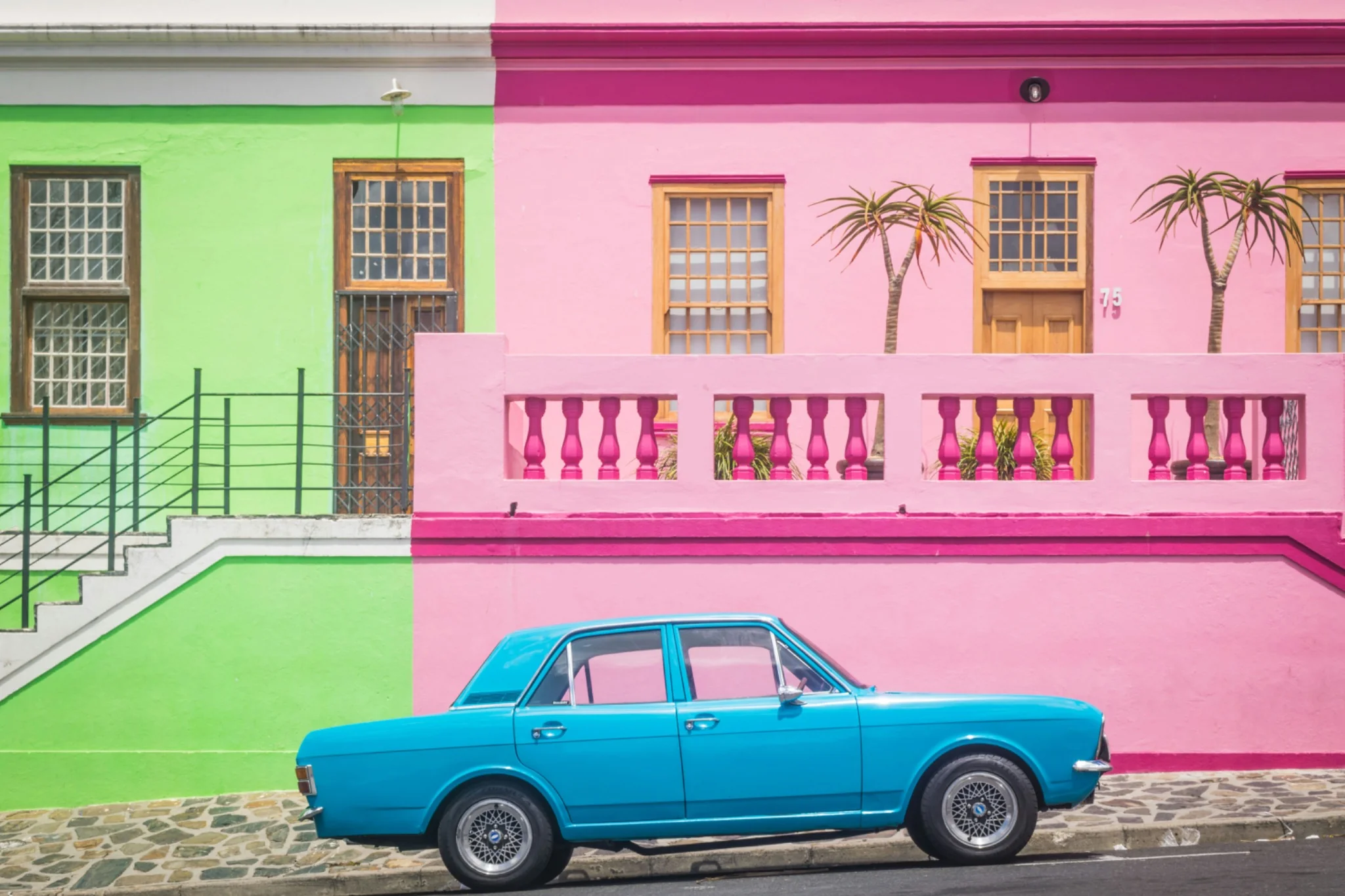Colourful homes in Bo-Kaap, Cape Town